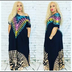 Tie Dye shirt dress.